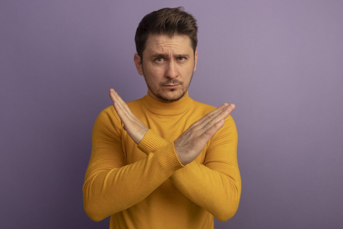 hombre-dice-no Un alfa no acepta migajas