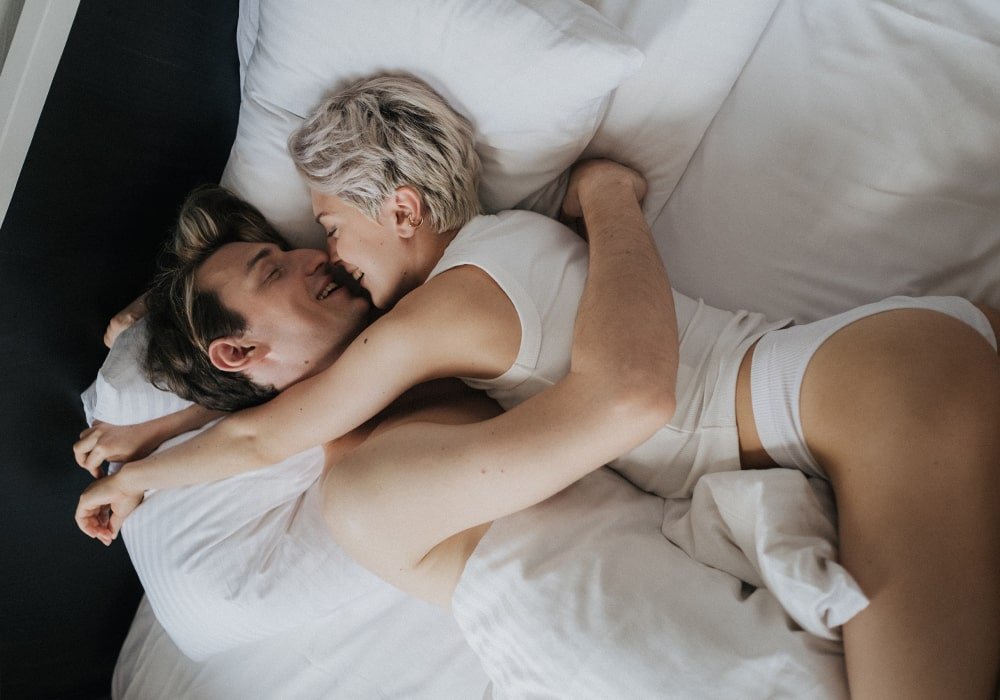 amantes Se versátil en a cama